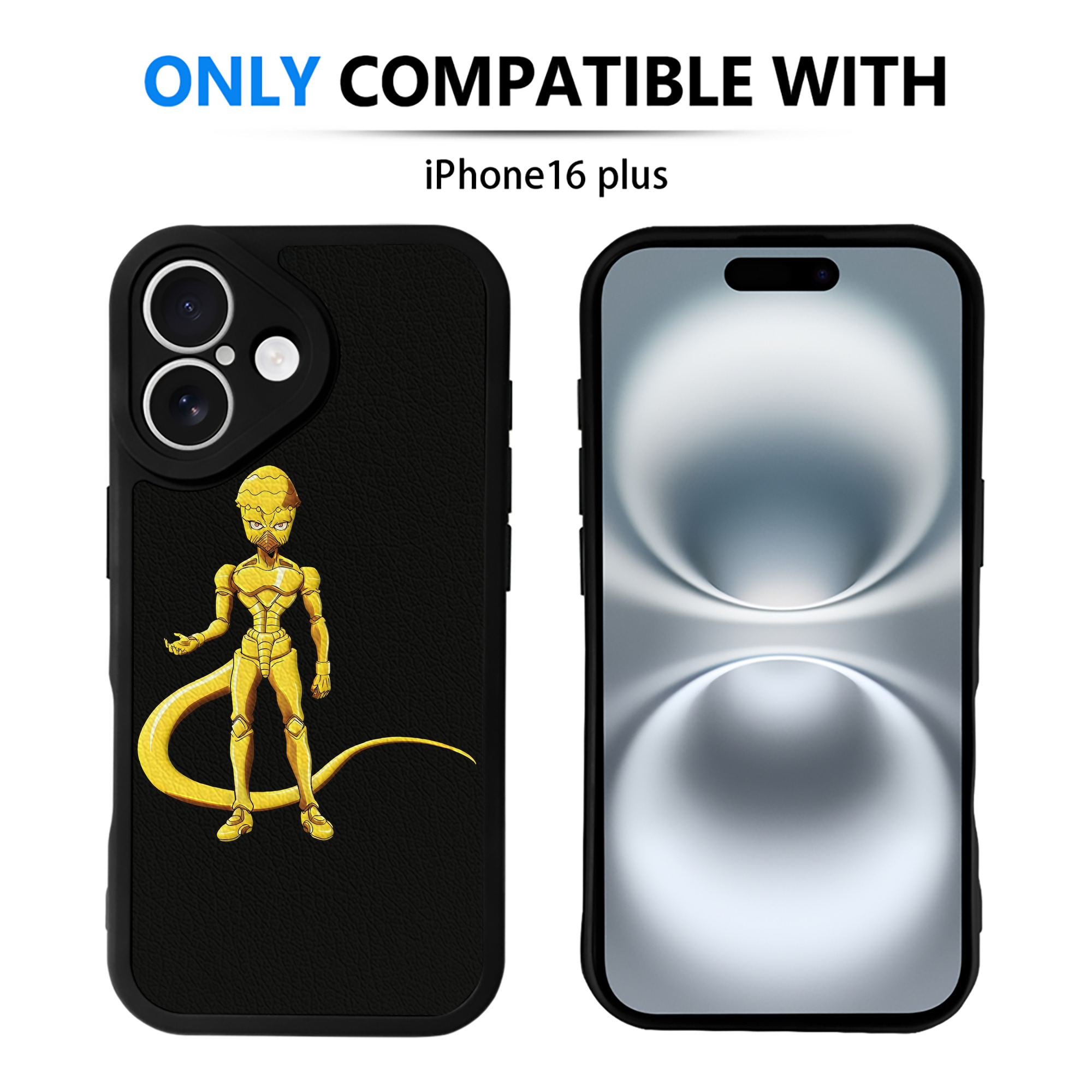 （画像用） ジョジョの奇妙な冒険 おといし あきら JoJo's Bizarre Adventure Akira Otoishi 【iPhone 16シリーズ対応】シリコンスマホケース（レザー調） 材質：シリコン
